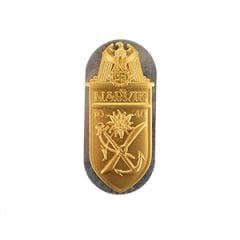 WW2 German Narvik Shield - Gold