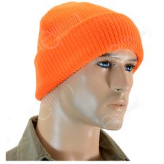 Orange Winter Watch Cap