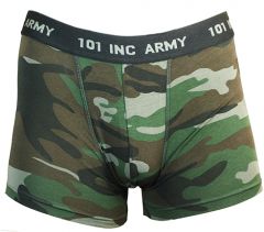 Woodland Camo Hipster Boxer Shorts