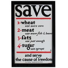 WW1 American Serve The Cause Of Freedom Framed Print