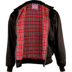 English Style Harrington Jacket - Black