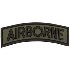 Airborne Shoulder Patch - PVC Olive