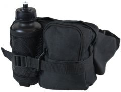 Black Tactical WAIST Pack and Bottle