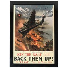 WW2 British Join The R.A.A.F. Framed Print