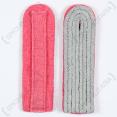 German Officer Shoulder Boards Pink Piped Front and Back