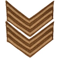 Original British Army Rank Stripe Chevron Pair - Sergeant