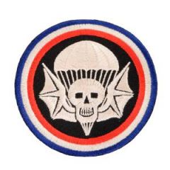 WW2 US 502nd PIR Winged Skull Pocket Patch