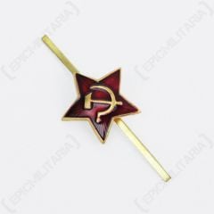 Soviet Red Star Cap Badge