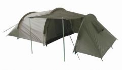 Three Man Olive Green Tent with Storage Space