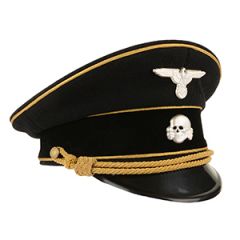 German Allgemeine Generals Visor Cap - Gold Piping