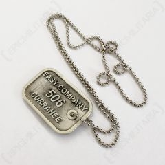 Band of Brothers Dog Tag - 506th Reverse Engraved - Front