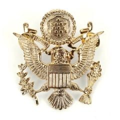 US Army Officer Visor Cap Badge Thumbnail