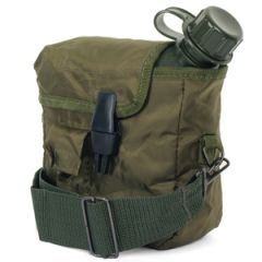 US Canteen and Cover with Shoulder Strap - Olive Drab Thumbnail