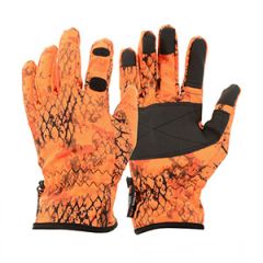 Verney Carron Snake Gloves - Blaze