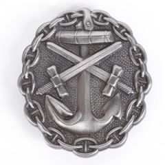 WW1 Imperial German Naval Wound Badge - Silver Thumbnail