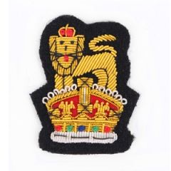 WW2 Army Peak Cap Badge - Kings Crown Thumbnail