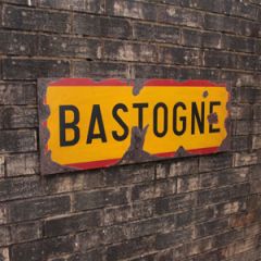 WW2 Bastogne Road Sign - Thumbnail