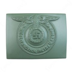 WW2 German Waffen SS EM Buckle - Green - Thumbnail