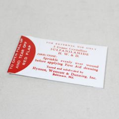 WW2 US Medic Sulfanilamide Packet Thumbnail