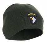 101st Airborne Beanie Hat - Green