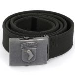 101st Airborne Trouser Belt - Black Thumbnail
