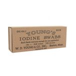 WW1 US Youngs Iodine Swab Box Packs
