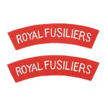WW2 British Royal Fusiliers Shoulder Titles