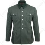 German Army Officers Gabardine Wool Tunic - Front