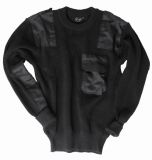 German Army Style Jumper - Black