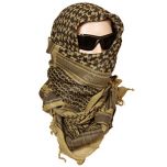 Shemagh Headscarf - Khaki and Black