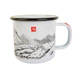 White Enamel Outdoors Mug - 350 ml