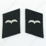 Luftwaffe RLM Construction Division Flieger Collar Tabs - Black