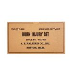 WW2 US Burns Injury Set Box