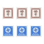 WW2 German Postage Stamp Set