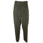 WW2 German M40 Field Grey Wool Trousers with Loop - Premium