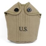 American Army Water Bottle Cover - 1940 Rear Seam Thumbnail