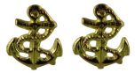 Metal Kriegsmarine Shoulder Board Cypher Pair - Gold