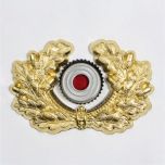 Army Metal Wreath and Cockade - Gold - Thumbnail