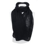 Black Net Scarf - Thumbnail