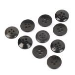Black Vintage Buttons - 1.3 cm Thumbnail