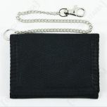 Black Wallet with Security Chain