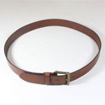 Brown Leather Belt - Thumbnail