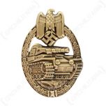 WW2 German Army Panzer Assault Badge Stamped - Bronze