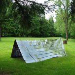 Emergency Survival Tent in Use