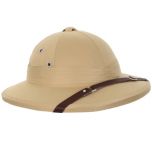 French Tropical Pith Helmet - Khaki Thumbnail