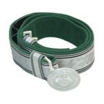 Green SS Brocade Belt and Buckle - Thumbnail