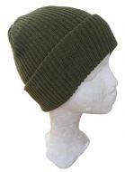 Olive Green Winter Watch Cap