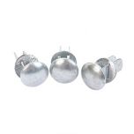 Set of 3 Helmet Split Pin Rivets - Steel Thumbnail