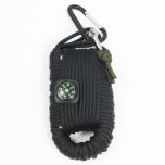 Large Paracord Survival Kit - Black - Thumbnail