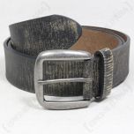Black Leather Vintage Belt 1
